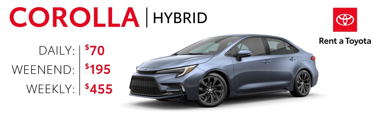 Rent a Corolla Hybrid | Stevens Creek Toyota in San Jose CA