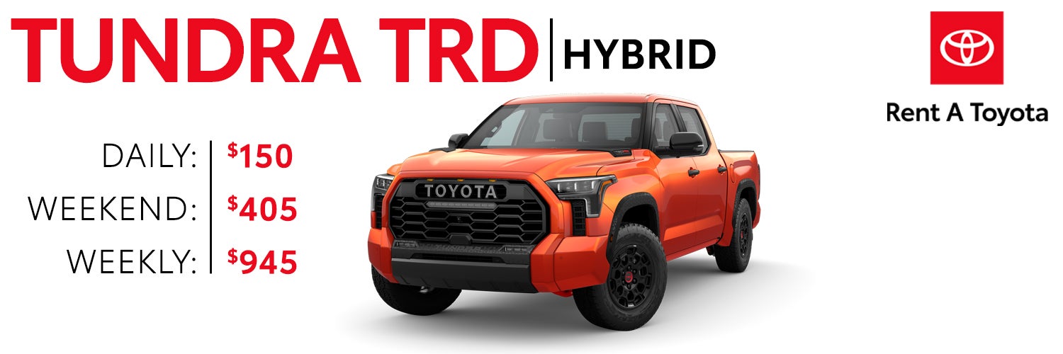 Rent a Tundra Pro Hybrid | Stevens Creek Toyota in San Jose CA