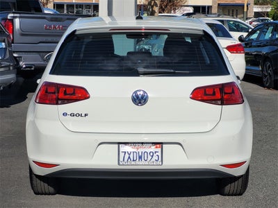2016 Volkswagen e-Golf SEL Premium