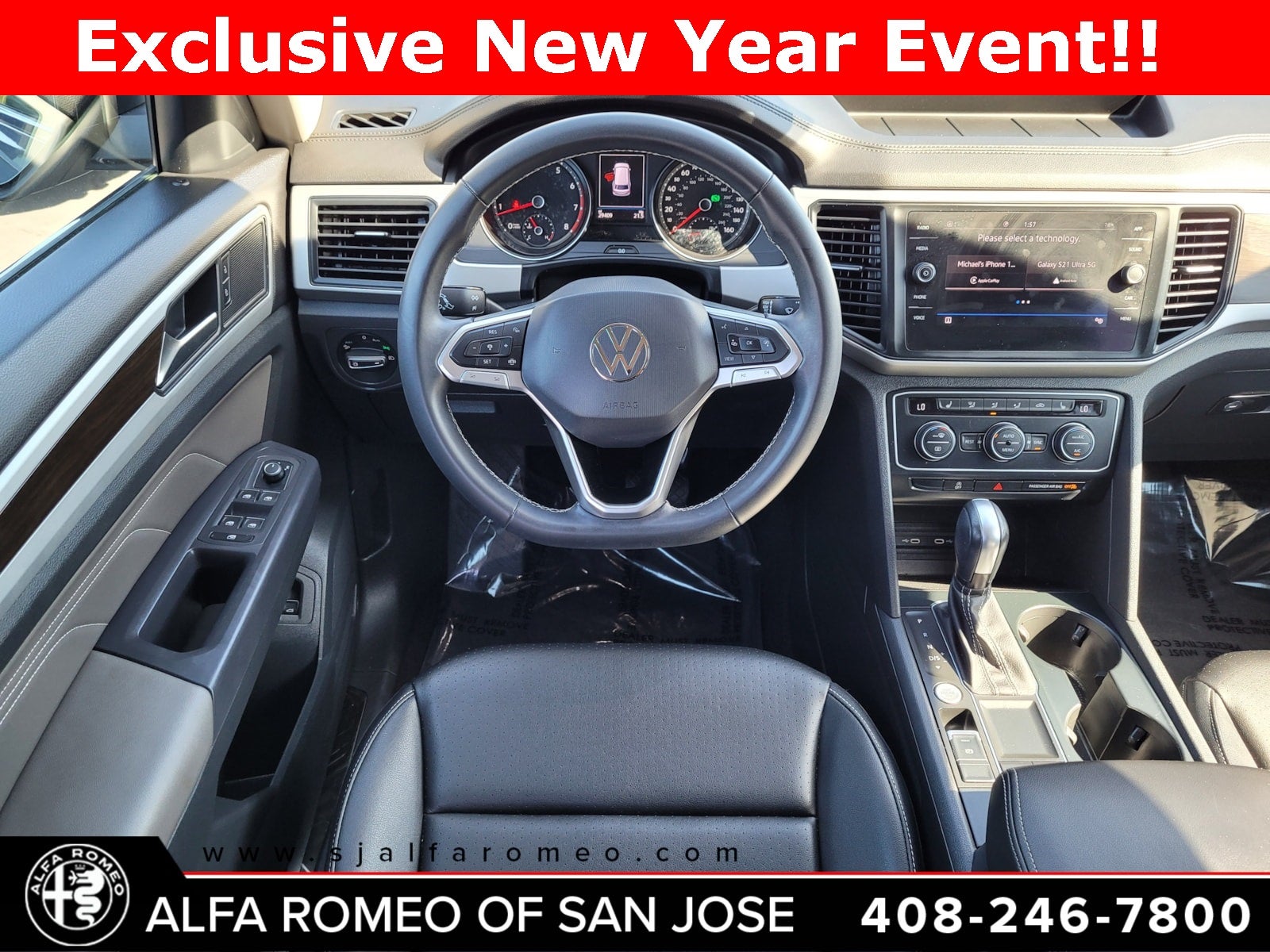 2021 Volkswagen Atlas 3.6L V6 SE w/Technology