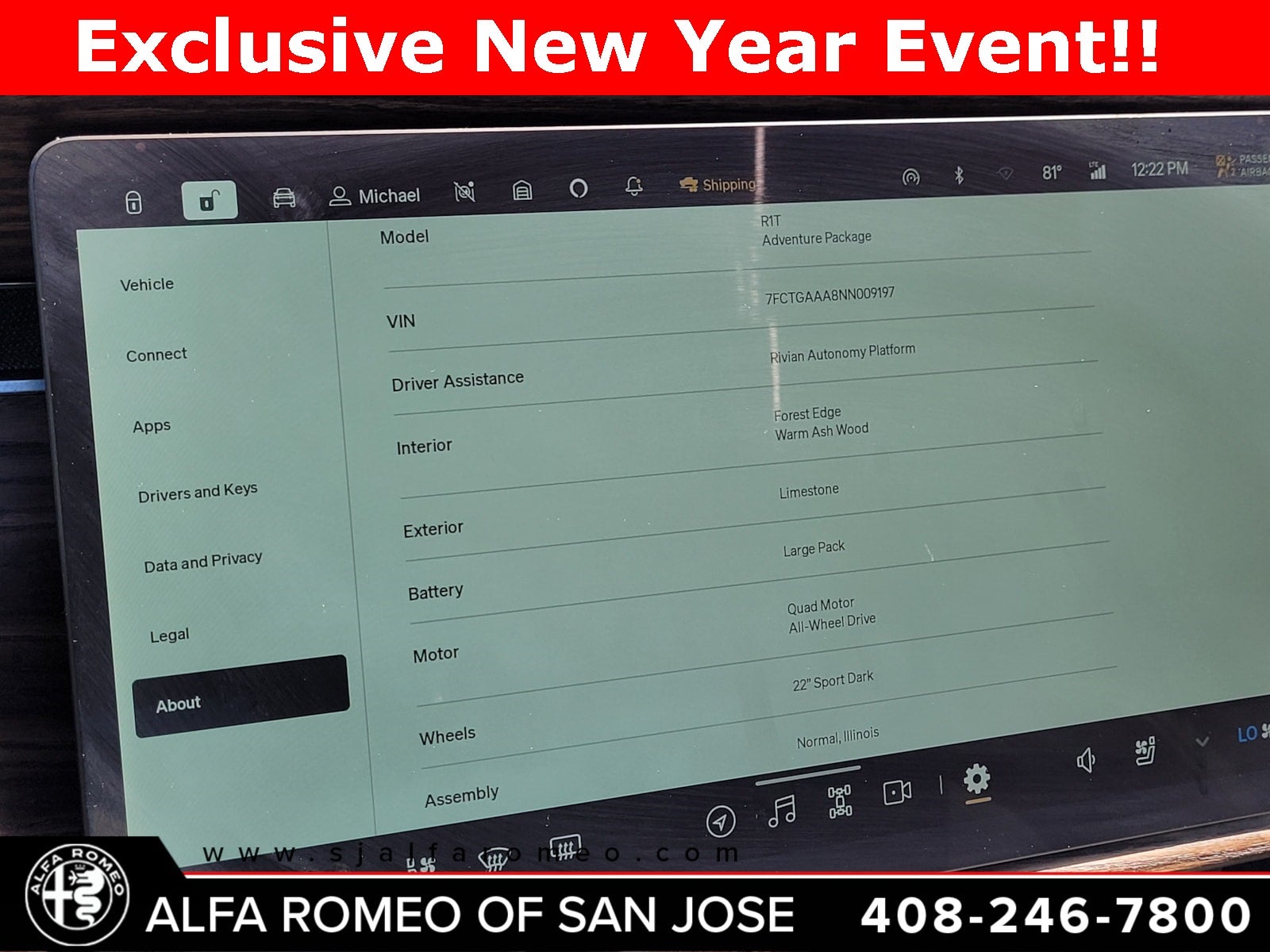2022 Rivian R1T Adventure
