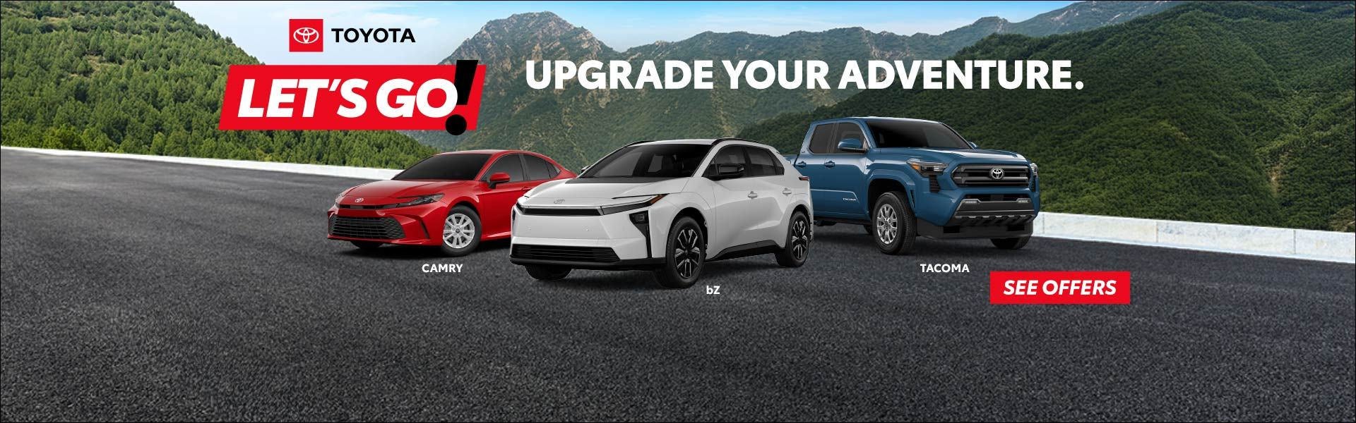 Toyota, Lets Go, English
