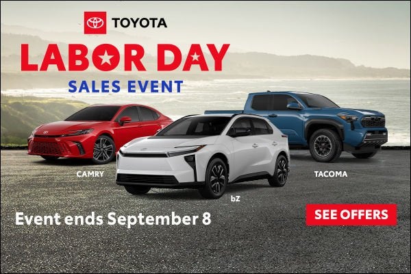 Toyota, Camry, bZ, Tacoma