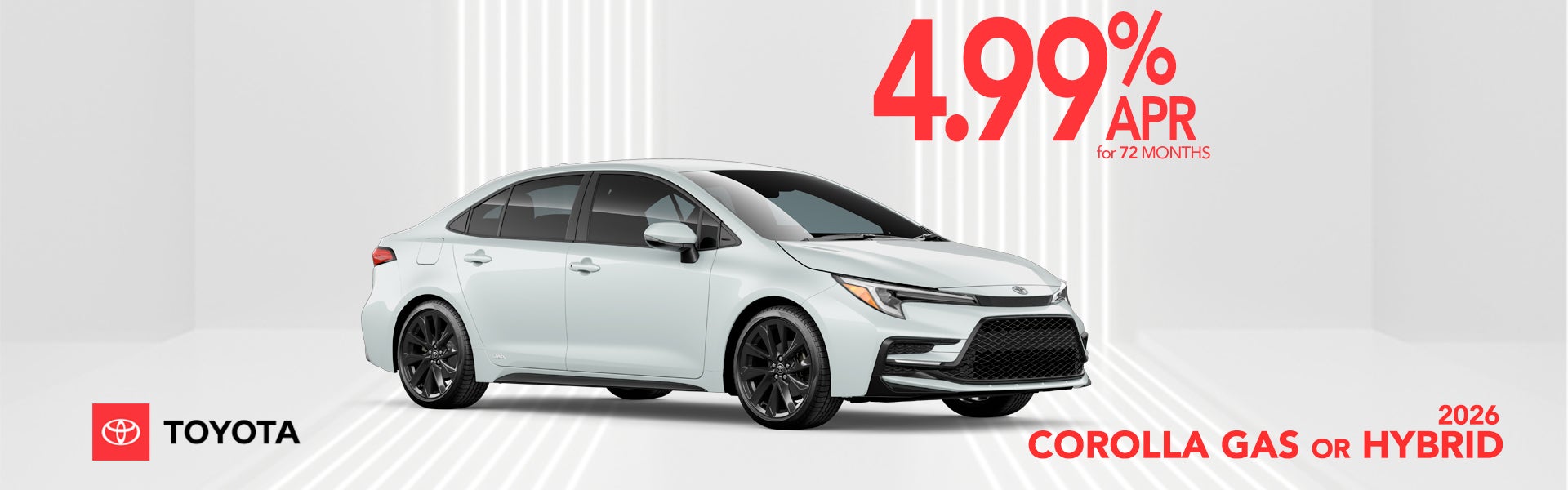 2026 COROLLA GAS OR HYBRID