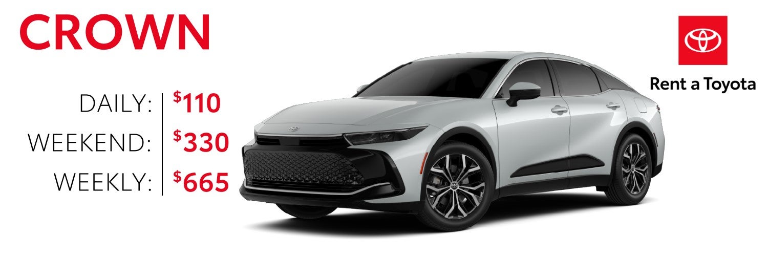 Rent a Crown | Stevens Creek Toyota in San Jose CA