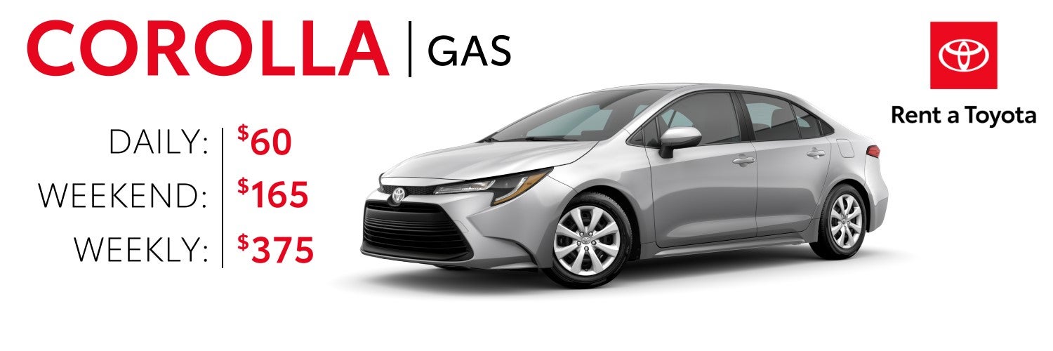 Rent a Corolla | Stevens Creek Toyota in San Jose CA