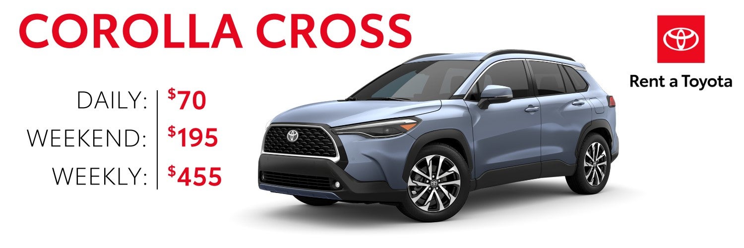 Rent a Corolla Cross | Stevens Creek Toyota in San Jose CA