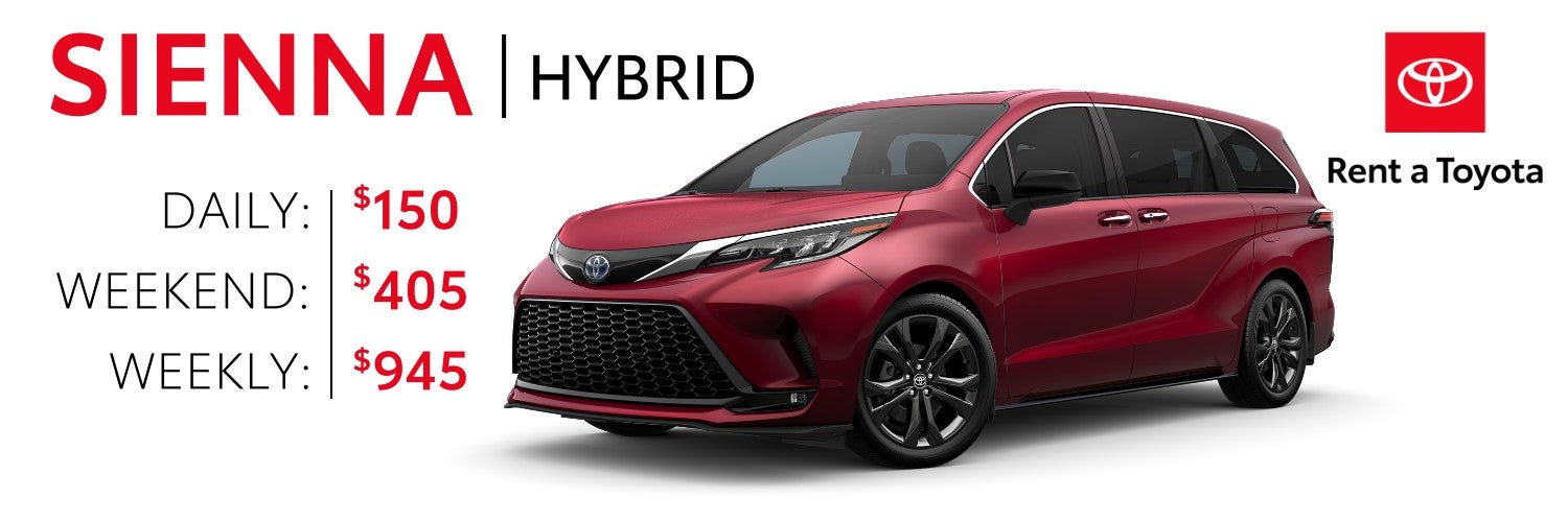 Rent a Sienna Hybrid | Stevens Creek Toyota in San Jose CA