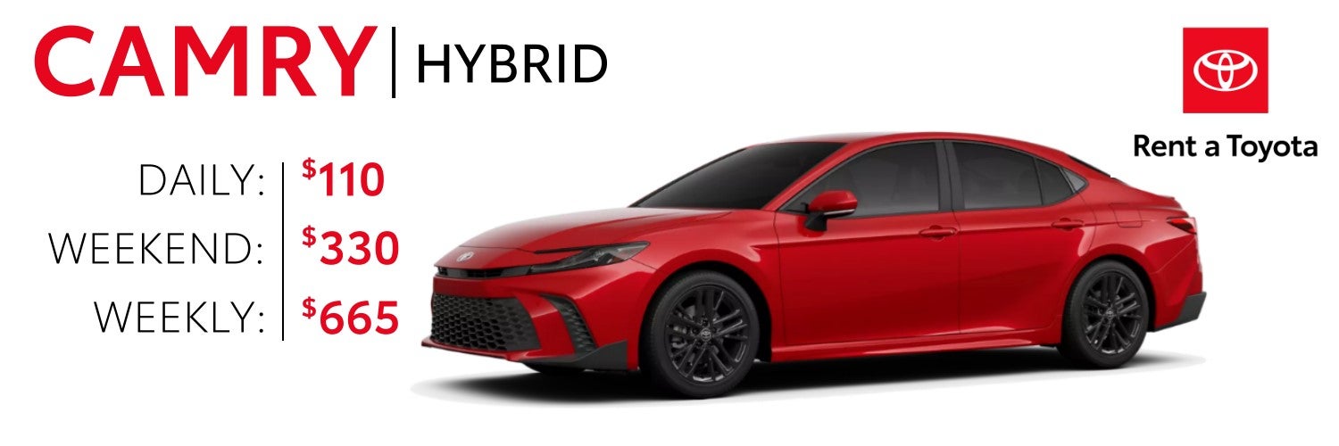 Rent a Camry Hybrid | Stevens Creek Toyota in San Jose CA