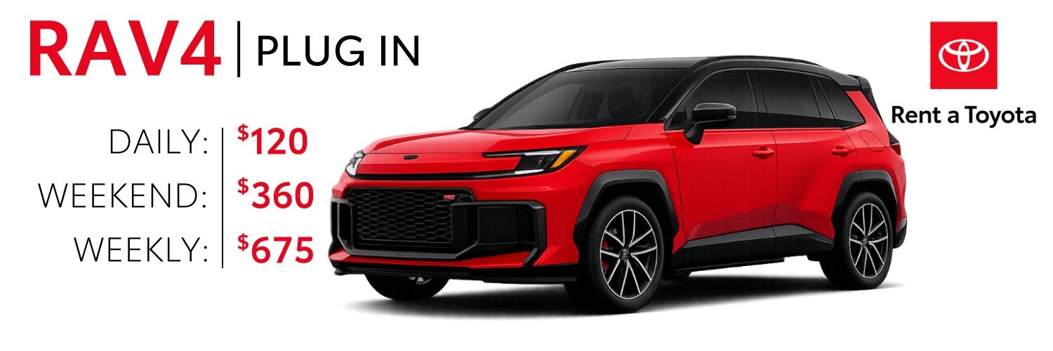 Rent a RAV4 Plug In | Stevens Creek Toyota in San Jose CA