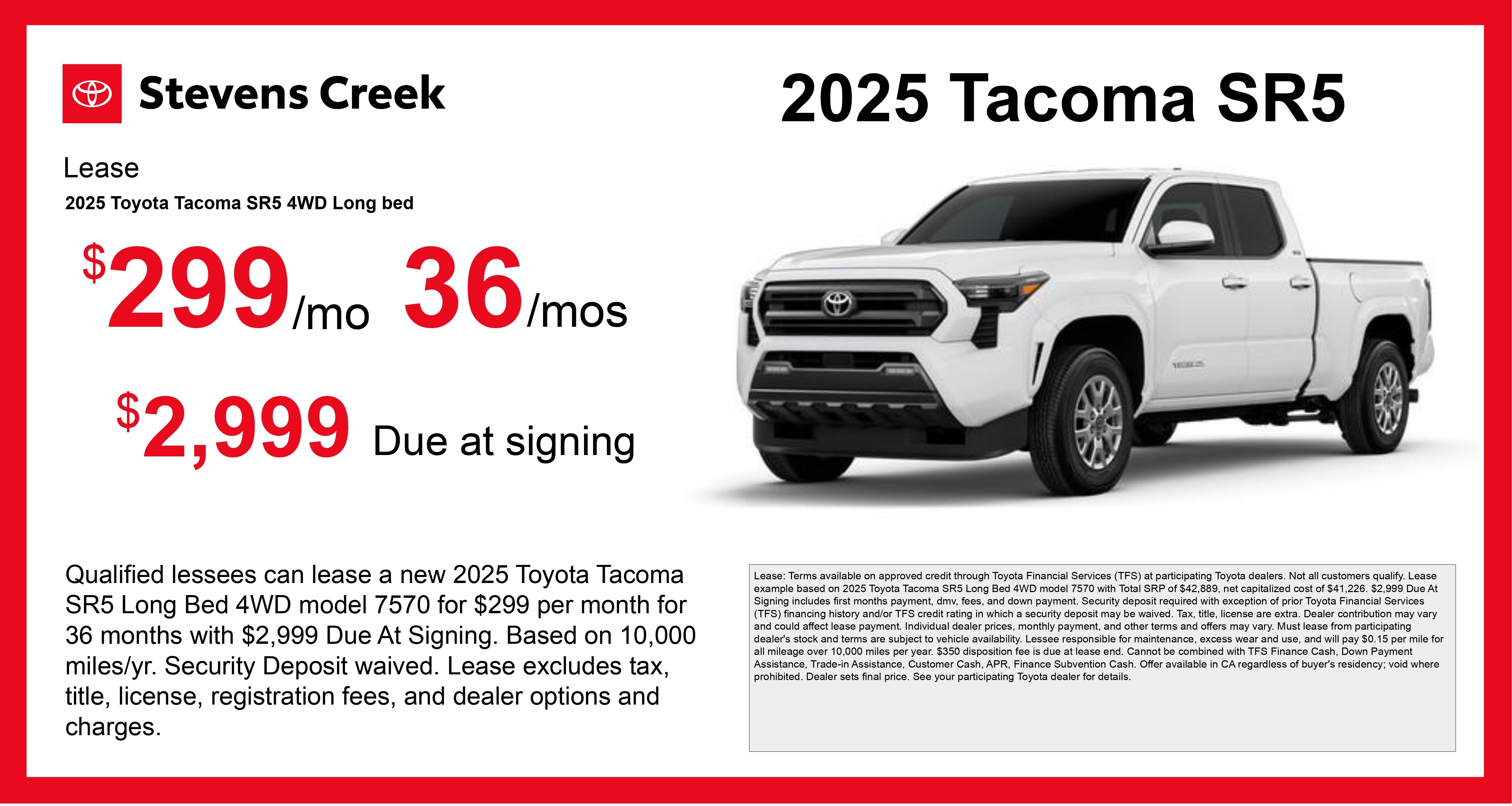 2025 Tacoma SR5