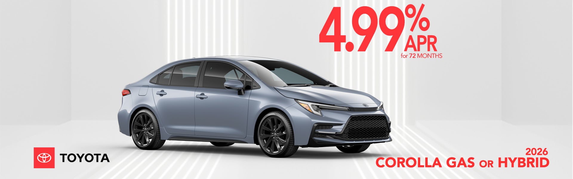 COROLLA GAS OR HYBRID 2026